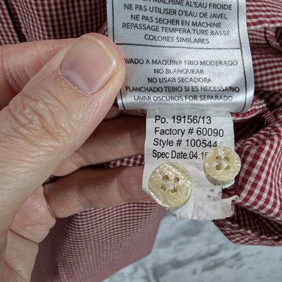 Razorbacks Shirt Mens XXL Antigua Button Down Arkansas Nails head Hogs Logo - Picture 7 of 7